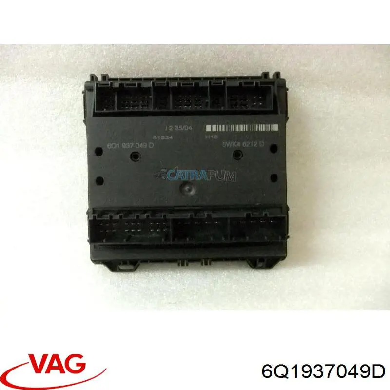 6Q1937049D VAG Unidade de dispositivos de segurança