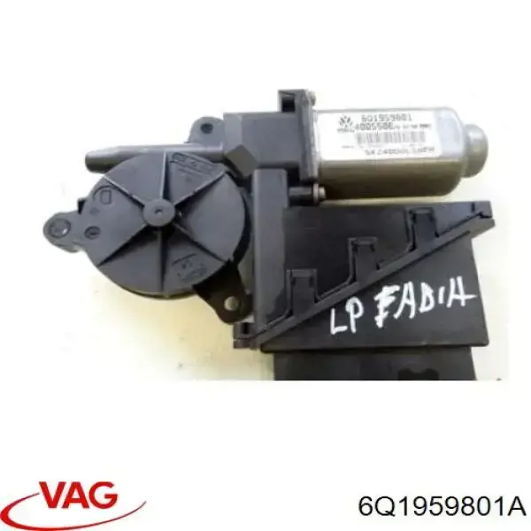 6Q1959801A005 VAG Motor de acionamento de vidro da porta dianteira esquerda