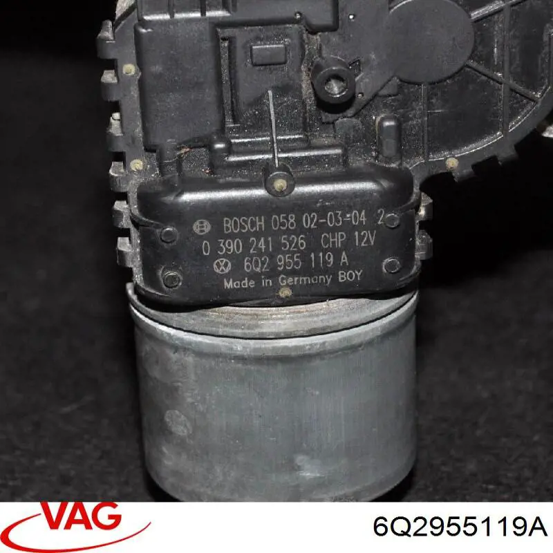 Motor de limpador pára-brisas do pára-brisas VAG 6Q2955119A preço, a partir de 39,24 USD