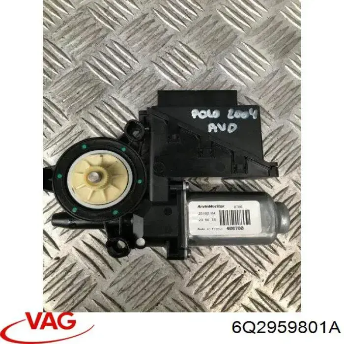 Compre 6Q2959801A VAG Mecanismo de acionamento de vidro da porta dianteira direita