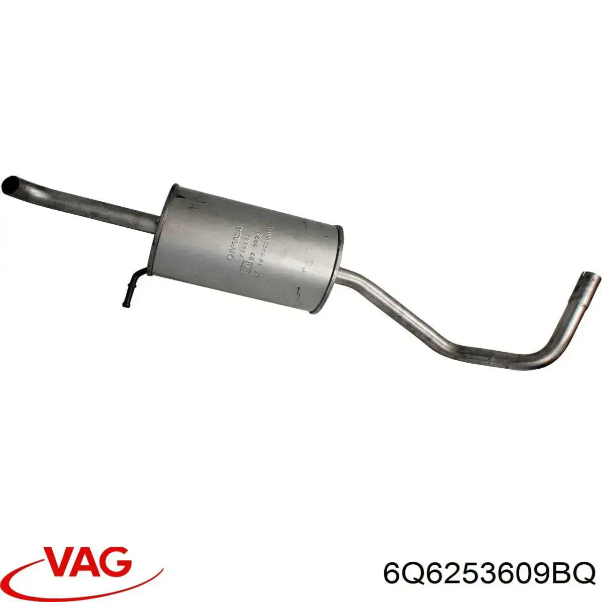Silenciador, parte traseira VAG 6Q6253609BQ preço, a partir de 69,35 USD