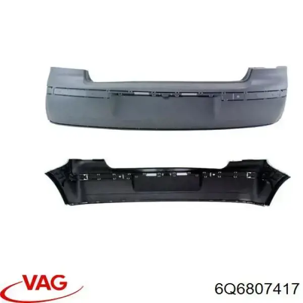 6Q6807417 VAG Pára-choque traseiro