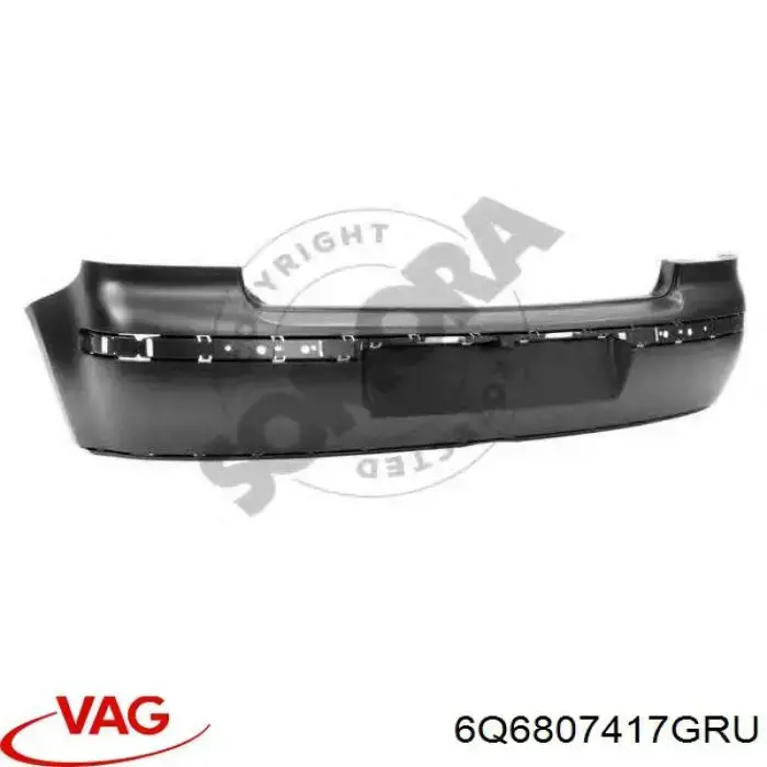 Compre 6Q6807417GRU VAG Pára-choque traseiro