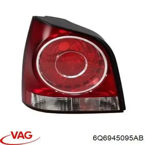 6Q6945095AB VAG Lanterna traseira esquerda