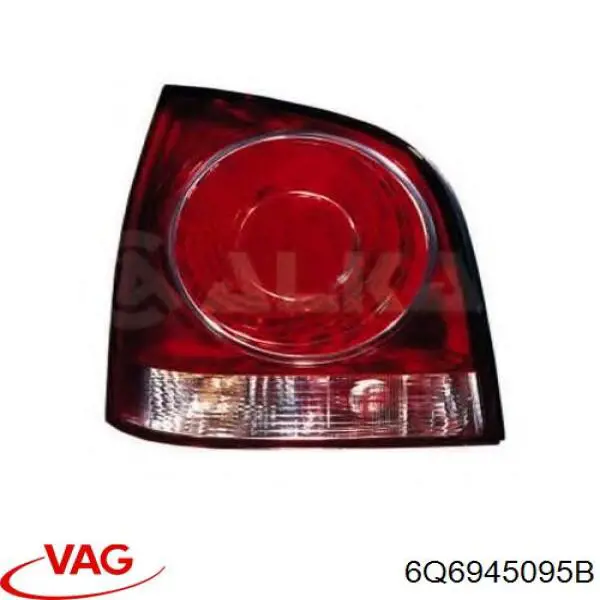 6Q6945095B VAG Lanterna traseira esquerda
