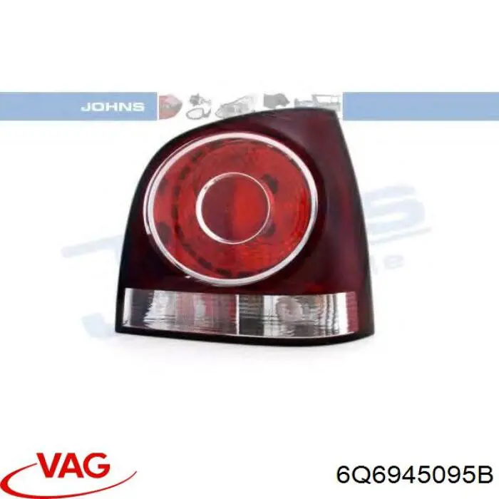 Lanterna traseira esquerda VAG 6Q6945095B preço, a partir de 57,89 USD