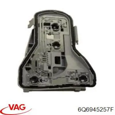 6Q6945257F VAG Base (casquilho) da luz traseira