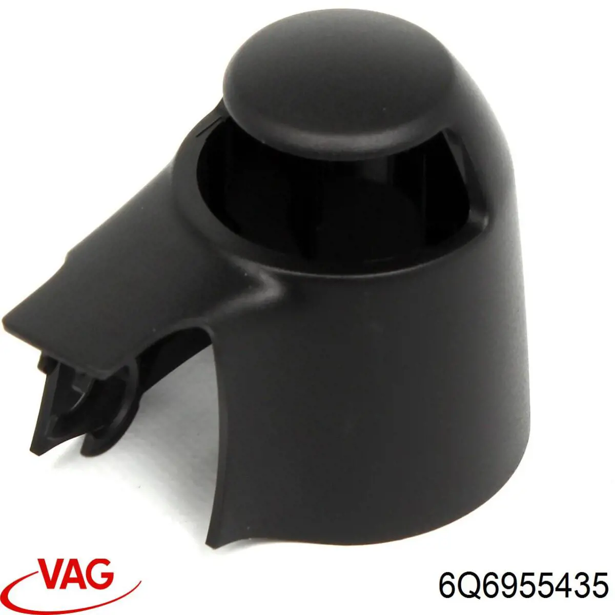 6Q6955435 VAG Tampão de porca de fixação do braço dianteiro de limpador de pára-brisa