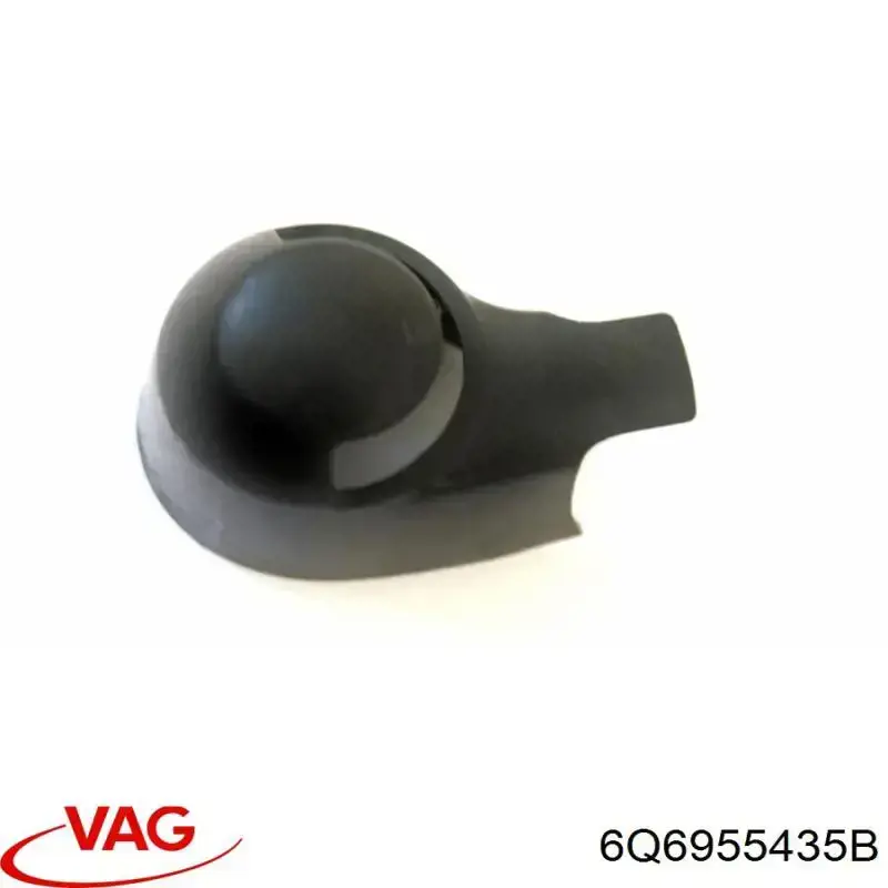 6Q6955435B VAG Tampão de porca de fixação do braço dianteiro de limpador de pára-brisa
