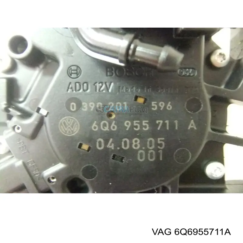 Compre 6Q6955711A VAG Motor de limpador pára-brisas de vidro traseiro