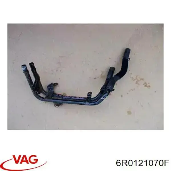 6R0121070F VAG Mangueira (cano derivado) do sistema de esfriamento