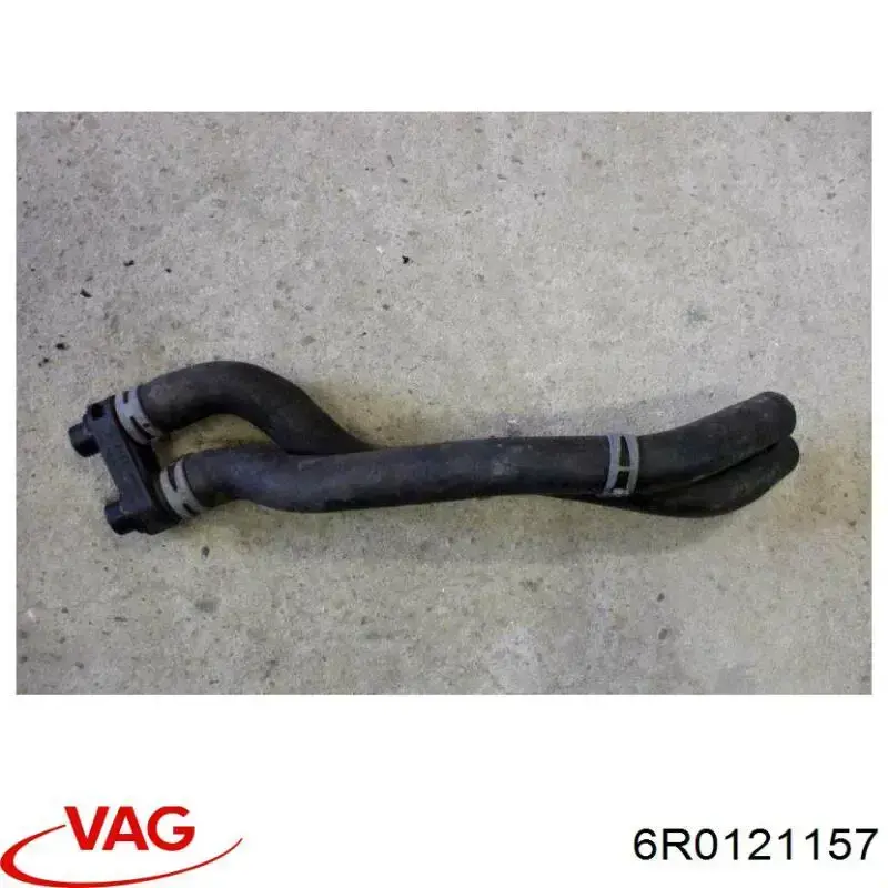 6R0121157 VAG Mangueira do radiador de aquecedor (de forno), dupla
