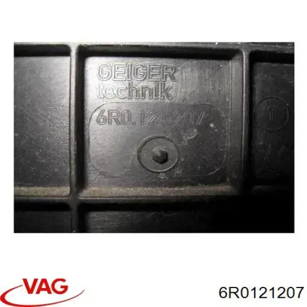 Compre 6R0121207 VAG Difusor do radiador de esfriamento