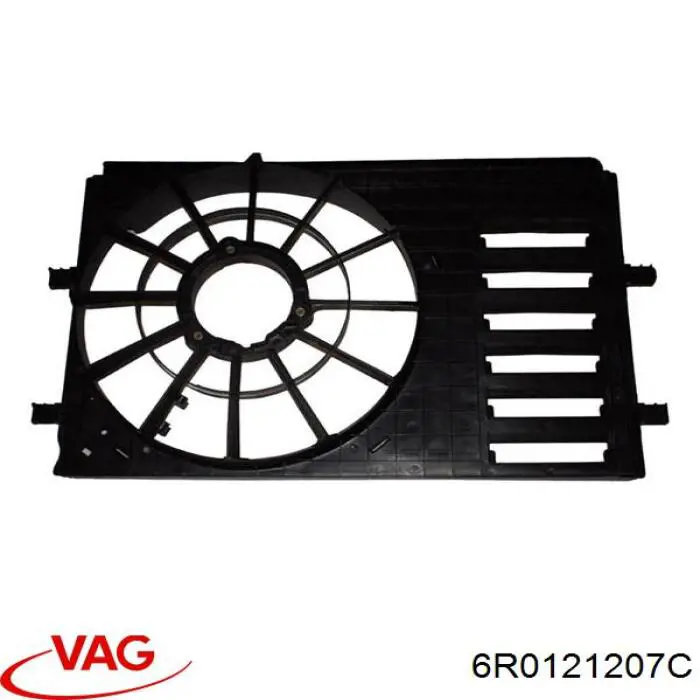 Compre 6R0121207C VAG Difusor do radiador de esfriamento