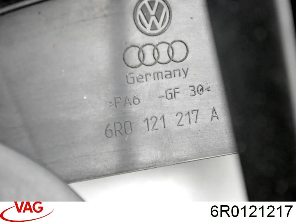 6R0121217 VAG Conduto de ar (defletor) do radiador