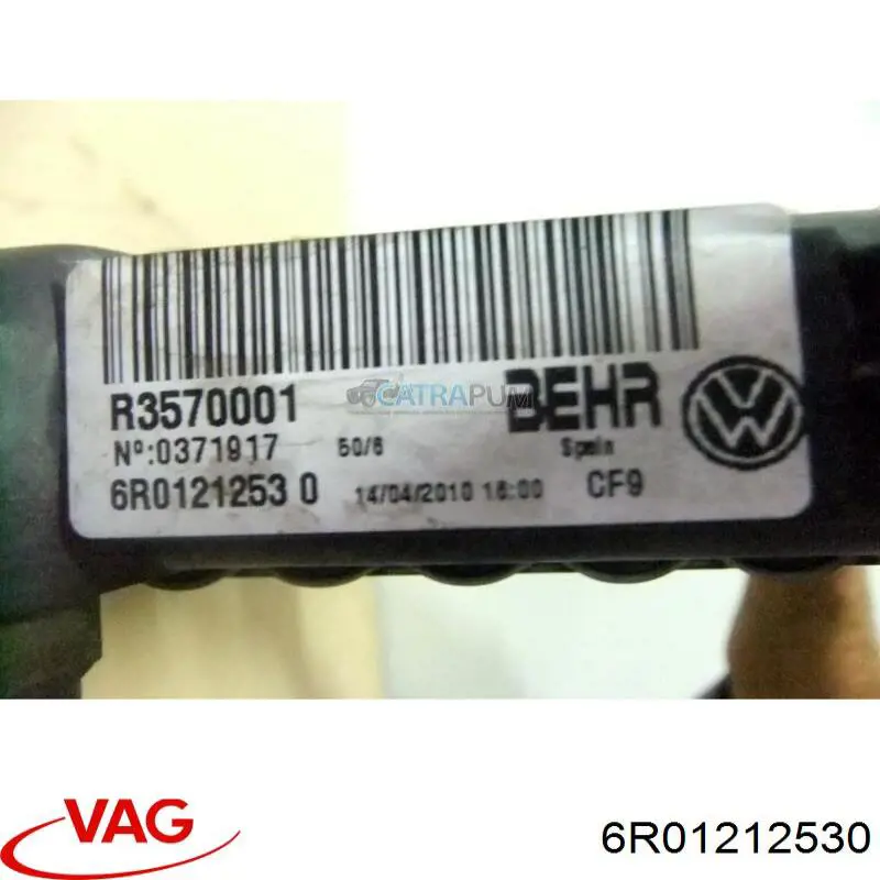 Radiador de esfriamento de motor VAG 6R01212530 preço, a partir de 57,89 USD