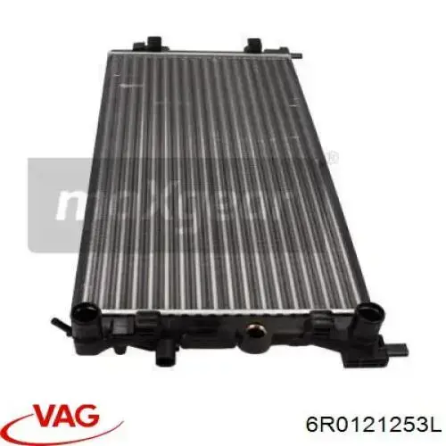 Compre 6R0121253L VAG Radiador de esfriamento de motor