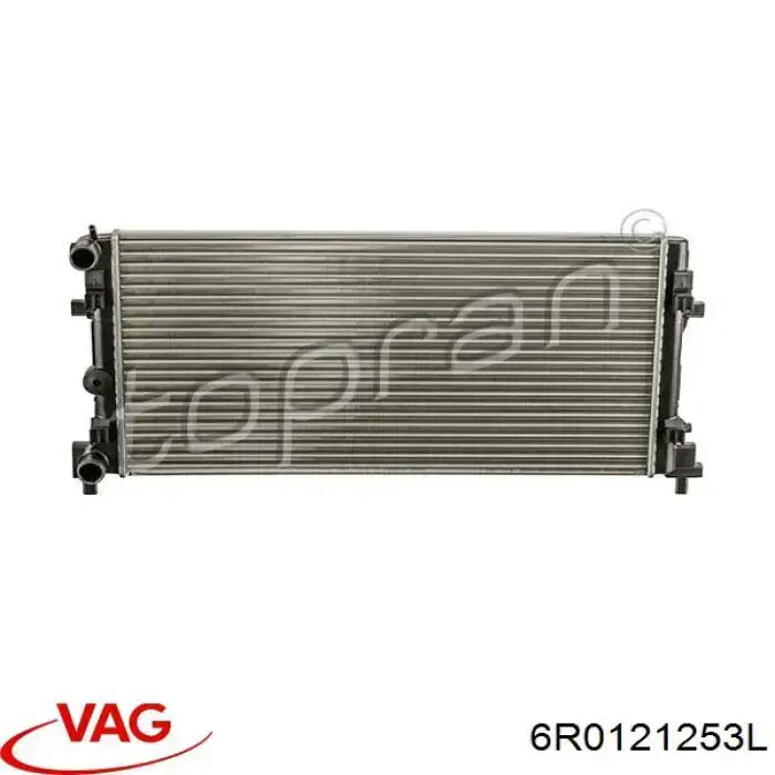 Radiador de esfriamento de motor VAG 6R0121253L preço, a partir de 105,56 USD