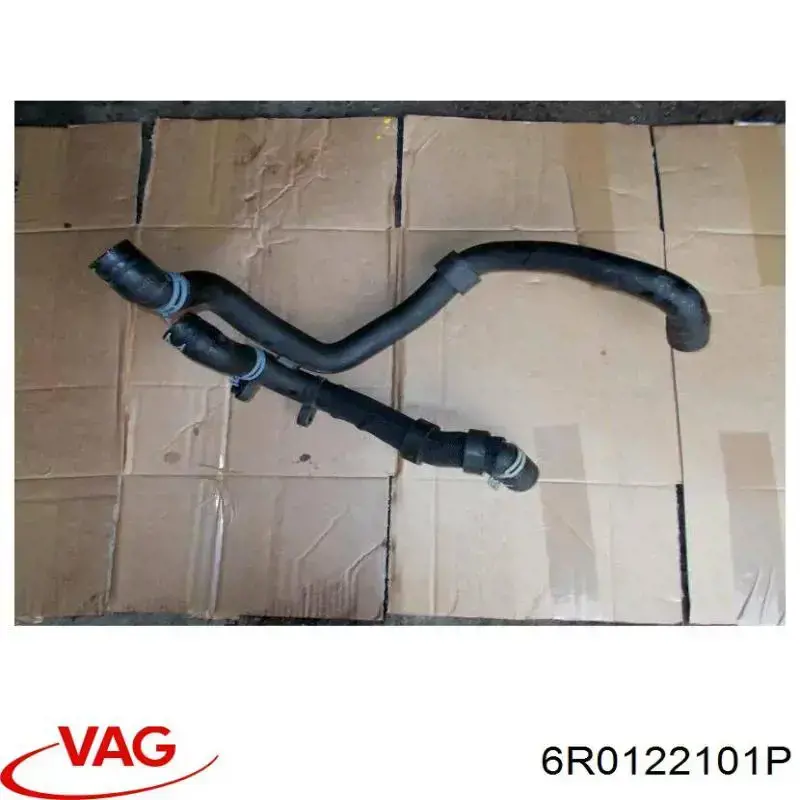 6R0122101P VAG Mangueira (cano derivado) do radiador de esfriamento superior
