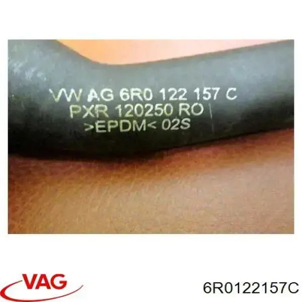 6R0122157C VAG Mangueira do radiador de aquecedor (de forno), dupla