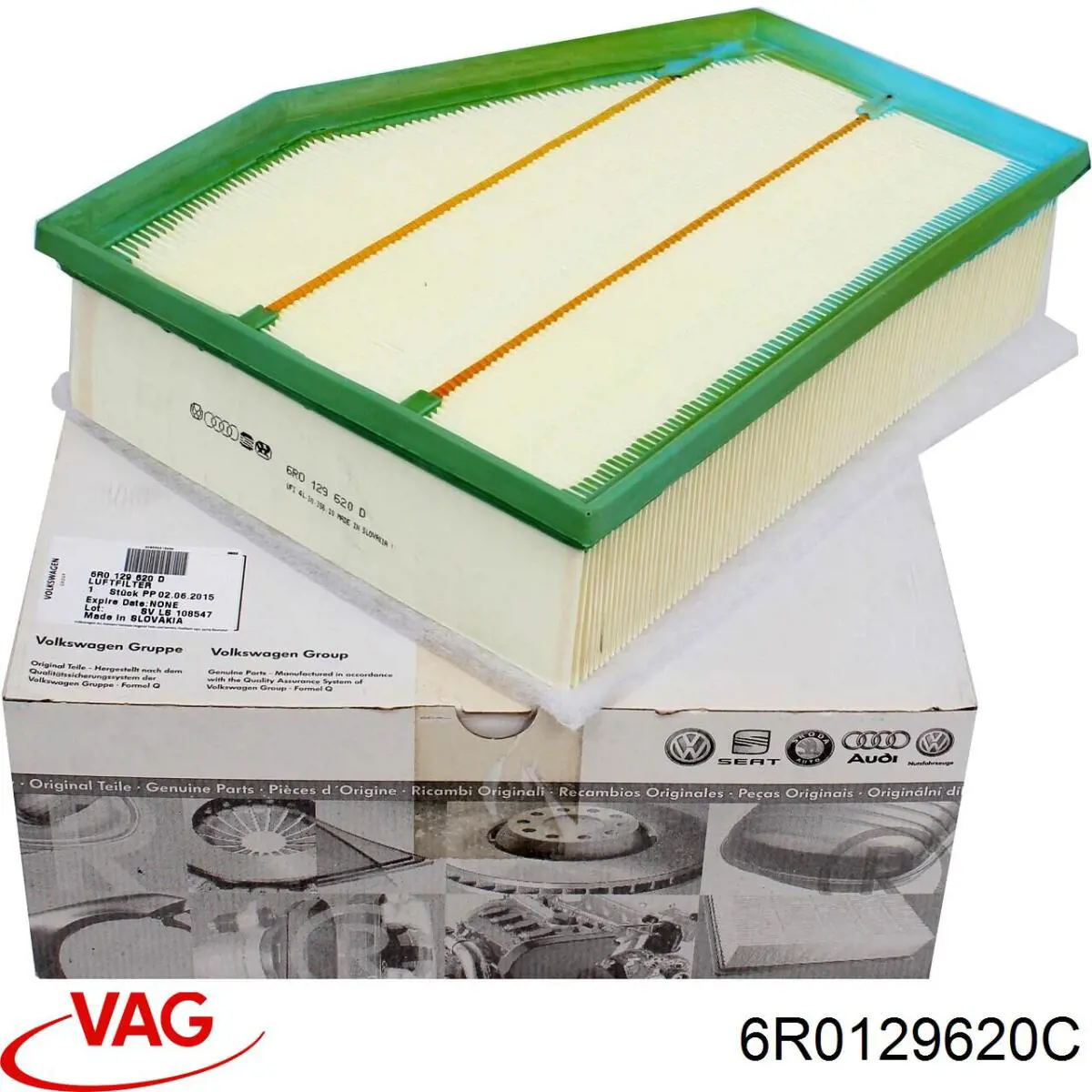 6R0129620C VAG Filtro de ar