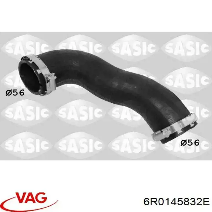 6R0145832E VAG Mangueira (cano derivado) de intercooler