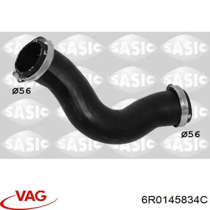 6R0145834C VAG Mangueira (cano derivado) de intercooler