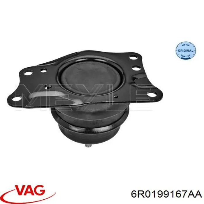 Coxim (suporte) direito de motor VAG 6R0199167AA preço, a partir de 59,03 USD