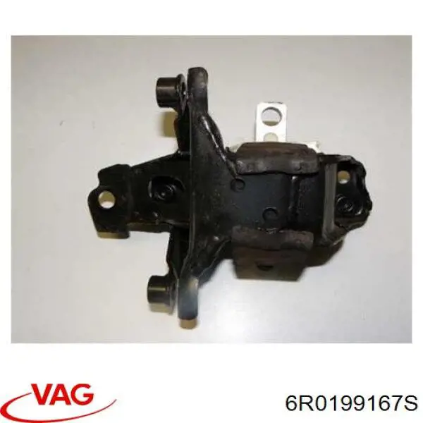 6R0199167S VAG Coxim (suporte) direito de motor
