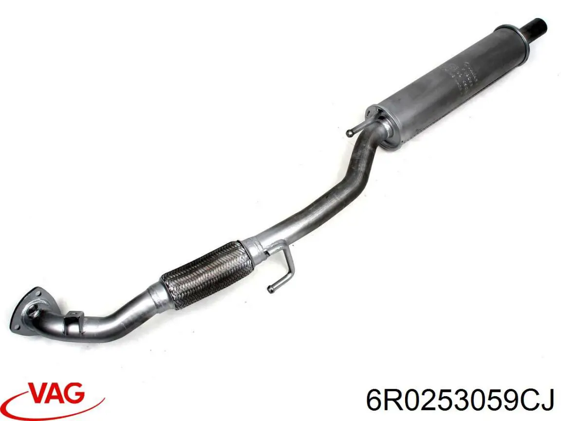 Compre 6R0253059CJ VAG Tubo de admissão dianteiro (calças) do silenciador