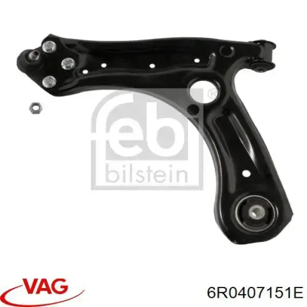 Braço oscilante inferior esquerdo de suspensão dianteira VAG 6R0407151E preço, a partir de 64,81 USD