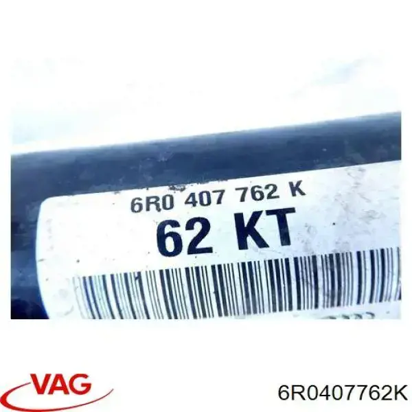 Semieixo (acionador) dianteiro direito VAG 6R0407762K preço, a partir de 59,69 USD