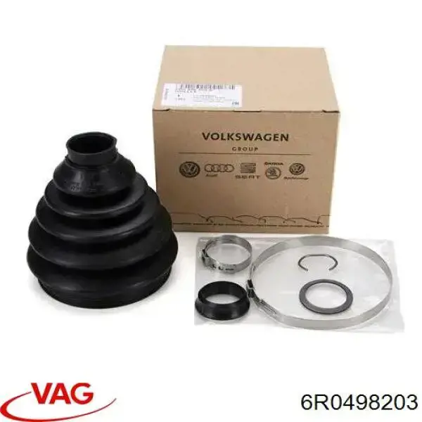 6R0498203 VAG Bota de proteção externa de junta homocinética do semieixo dianteiro