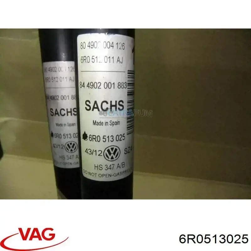 6R0513025 VAG Amortecedor traseiro