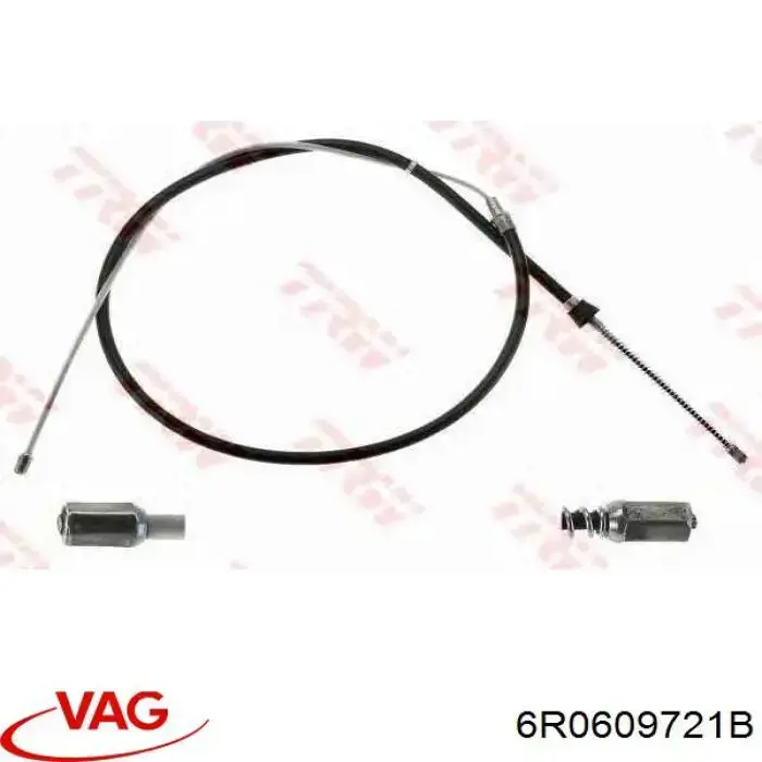 Cabo traseiro direito/esquerdo do freio de estacionamento VAG 6R0609721B preço, a partir de 14,26 USD