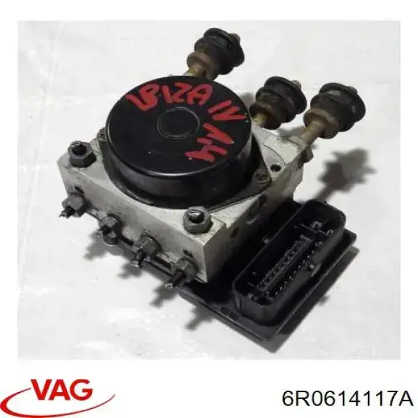 6R0614117A VAG Unidade hidráulico de controlo ABS