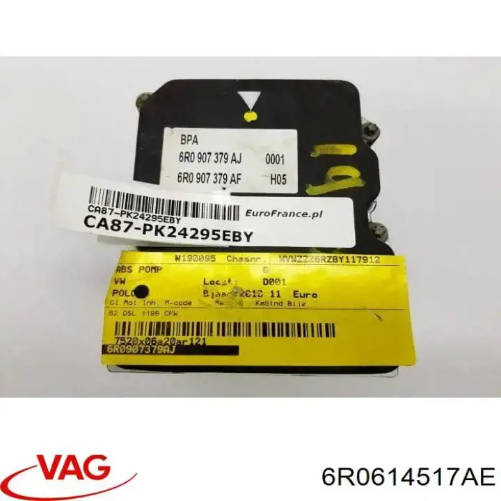 Compre 6R0907379AK VAG Unidade hidráulico de controlo ABS