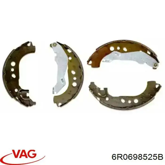 Sapatas do freio traseiras de tambor VAG 6R0698525B preço, a partir de 38,36 USD