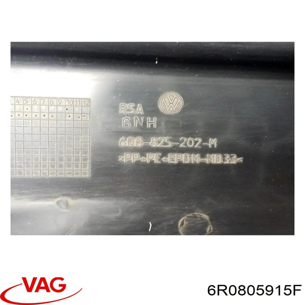 Spoiler do pára-choque dianteiro VAG 6R0805915F9B9 preço, a partir de 180,31 USD