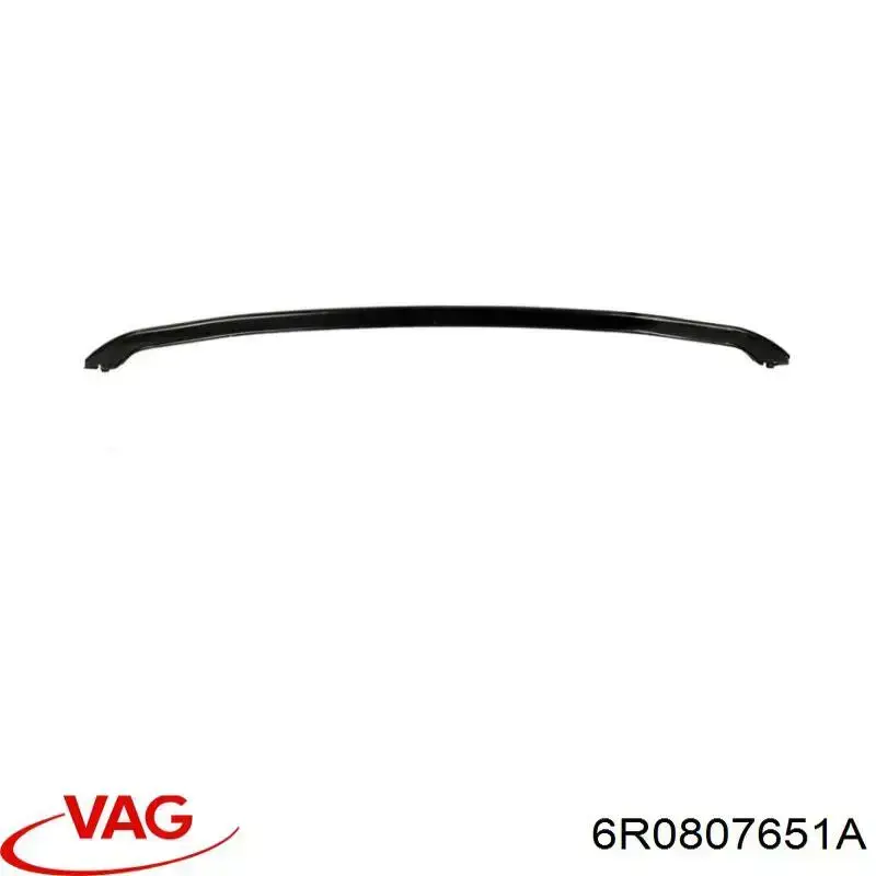 6R0807651A VAG Reforçador do pára-choque dianteiro
