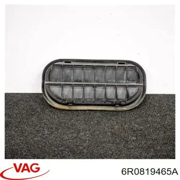 6R0819465A VAG Grelha traseira esquerda de ventilação de salão