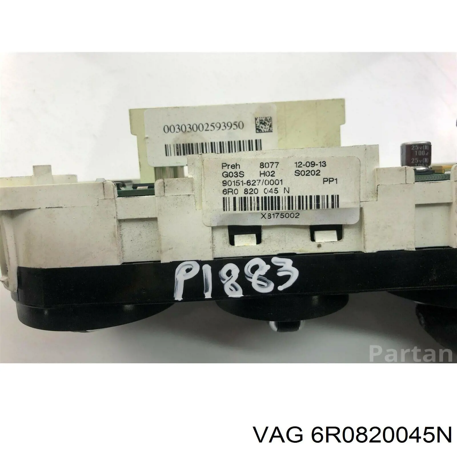 6R0820045N VAG Unidade de controlo dos modos de aquecimento/condicionamento