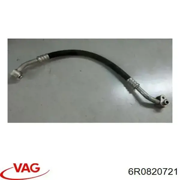 6R0820721 VAG Mangueira de aparelho de ar condicionado, desde o compressor até o radiador