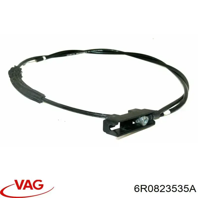 6R0823535A VAG Cabo traseiro de abertura da capota