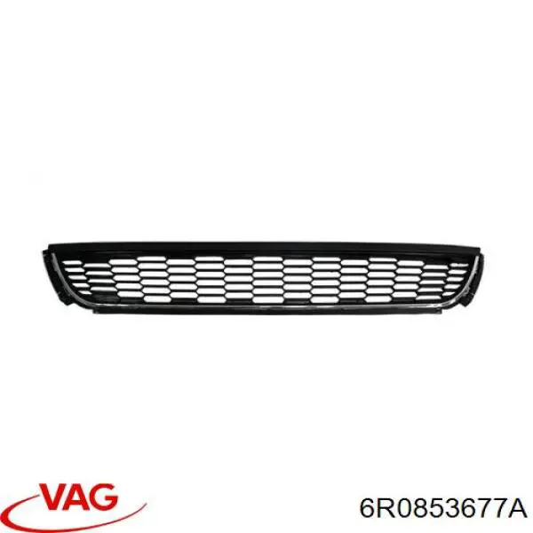Compre 6R0853677A VAG Grelha central do pára-choque dianteiro