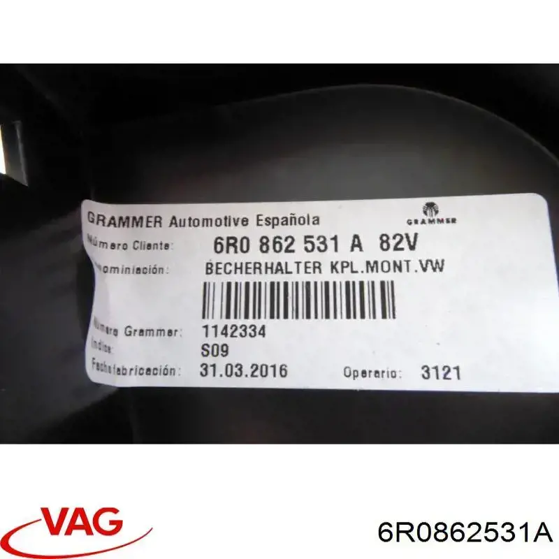  VAG 6R0862531A preço, a partir de  