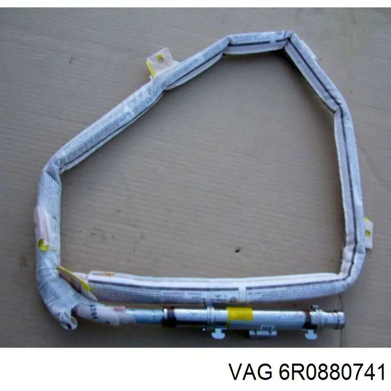 6R0880741 VAG Cinto de segurança (AIRBAG) de estore lateral esquerdo