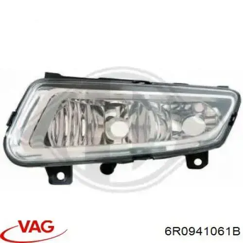 6R0941061B VAG Luzes de nevoeiro esquerdas