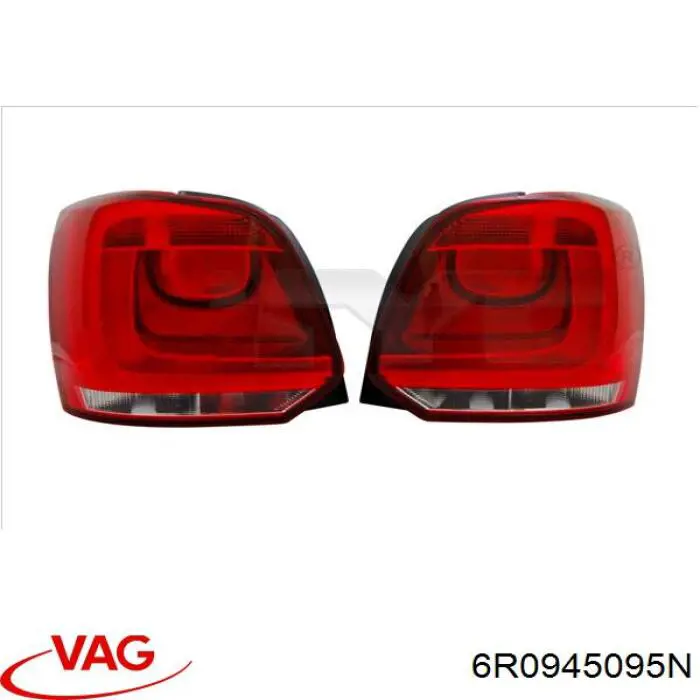 6R0945095N VAG Lanterna traseira esquerda