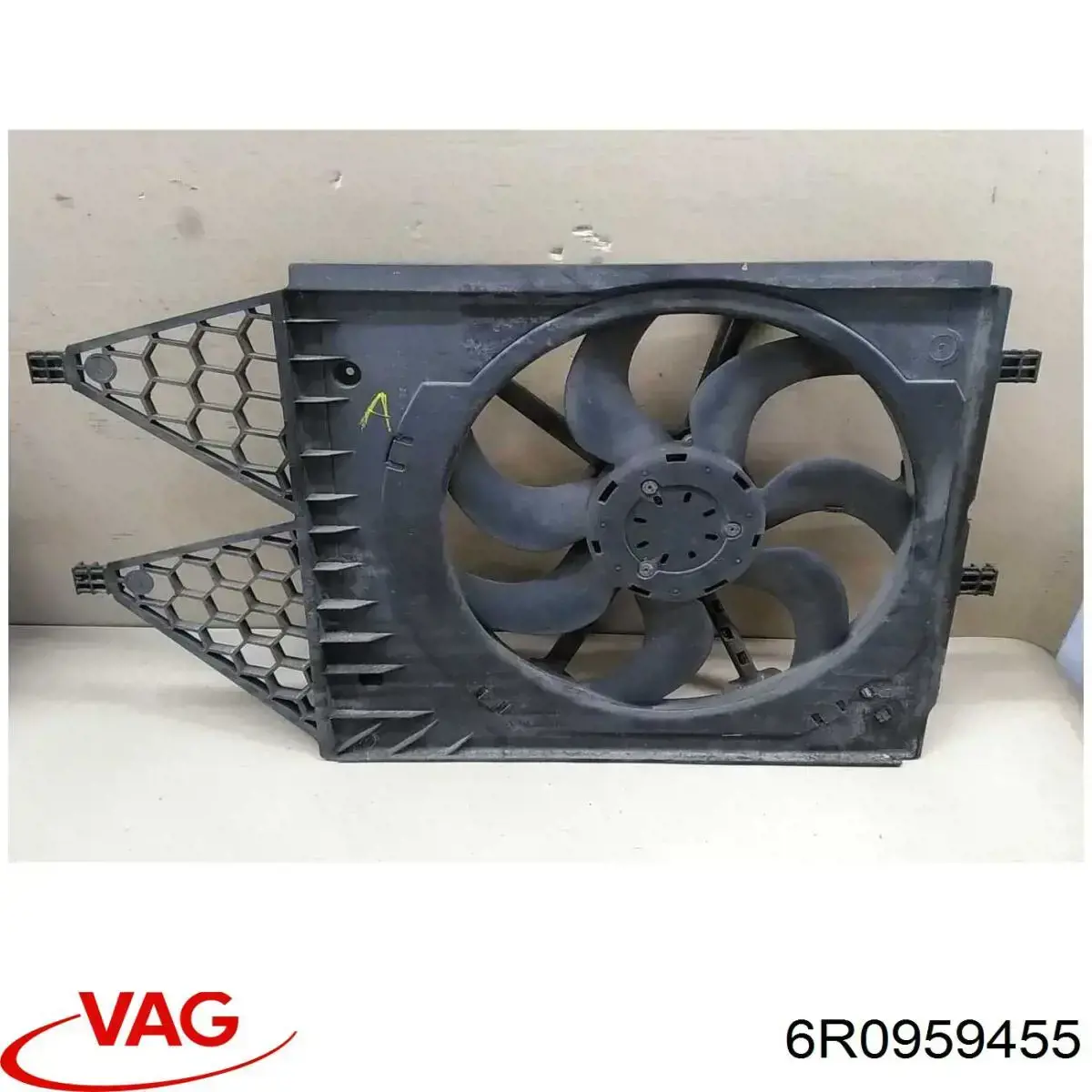 Ventilador elétrico de esfriamento montado (motor + roda de aletas) VAG 6R0959455 preço, a partir de 106,51 USD
